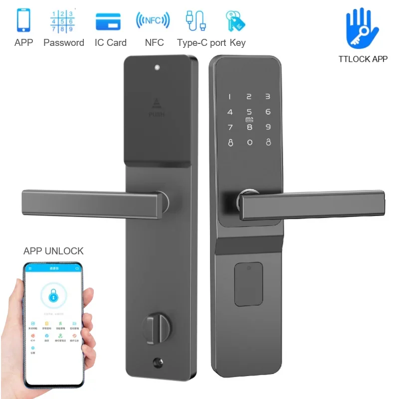 Door Lock Smart Keypad - TTlock Hotel Lock Smart Door Lock