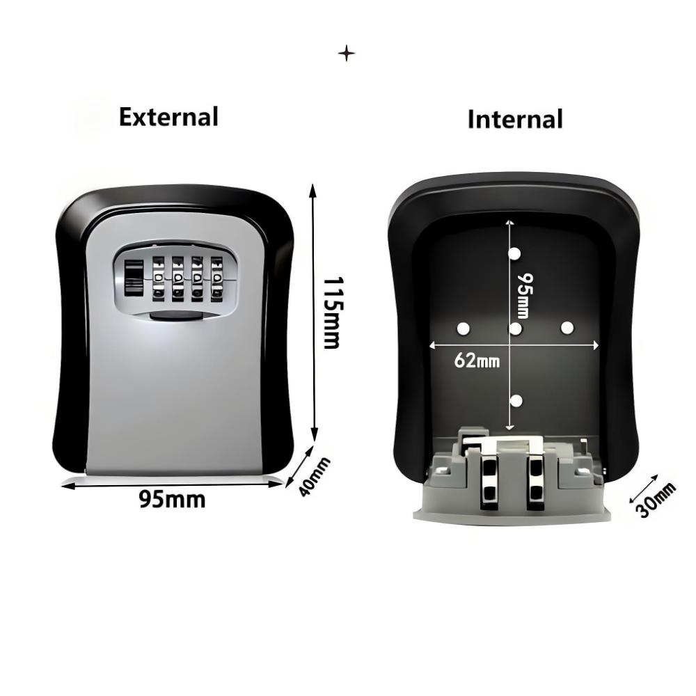 Home Security Tips - Wall Mount Key Lock Box 4