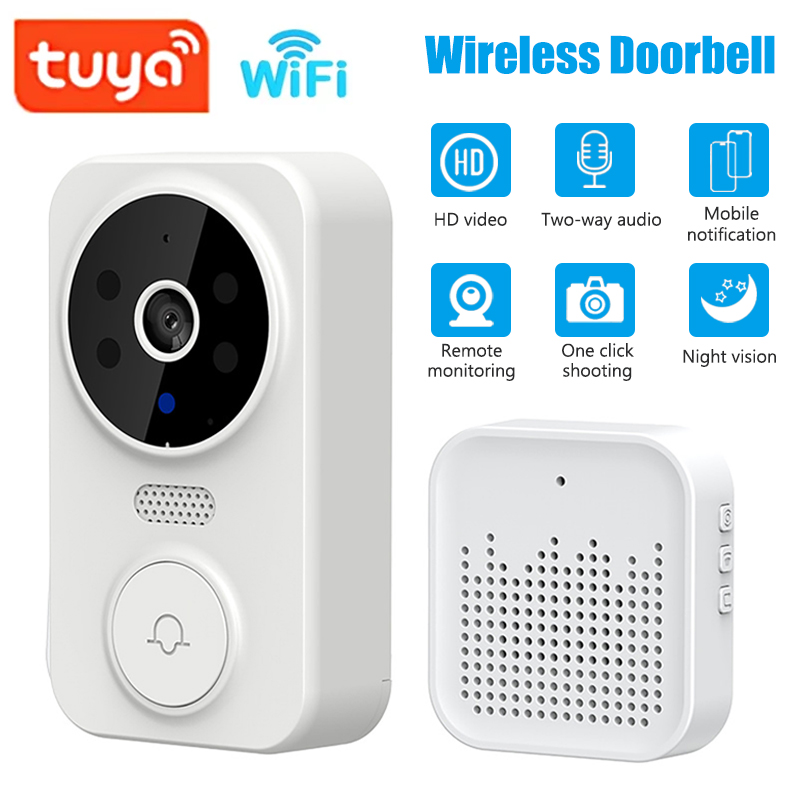 Home Security Adt - WiFi Smart Video Doorbell Camera Night