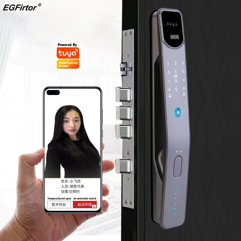 Door Lock Smart Keypad - Tuya Wifi Electronic Fingerprint Smart Door