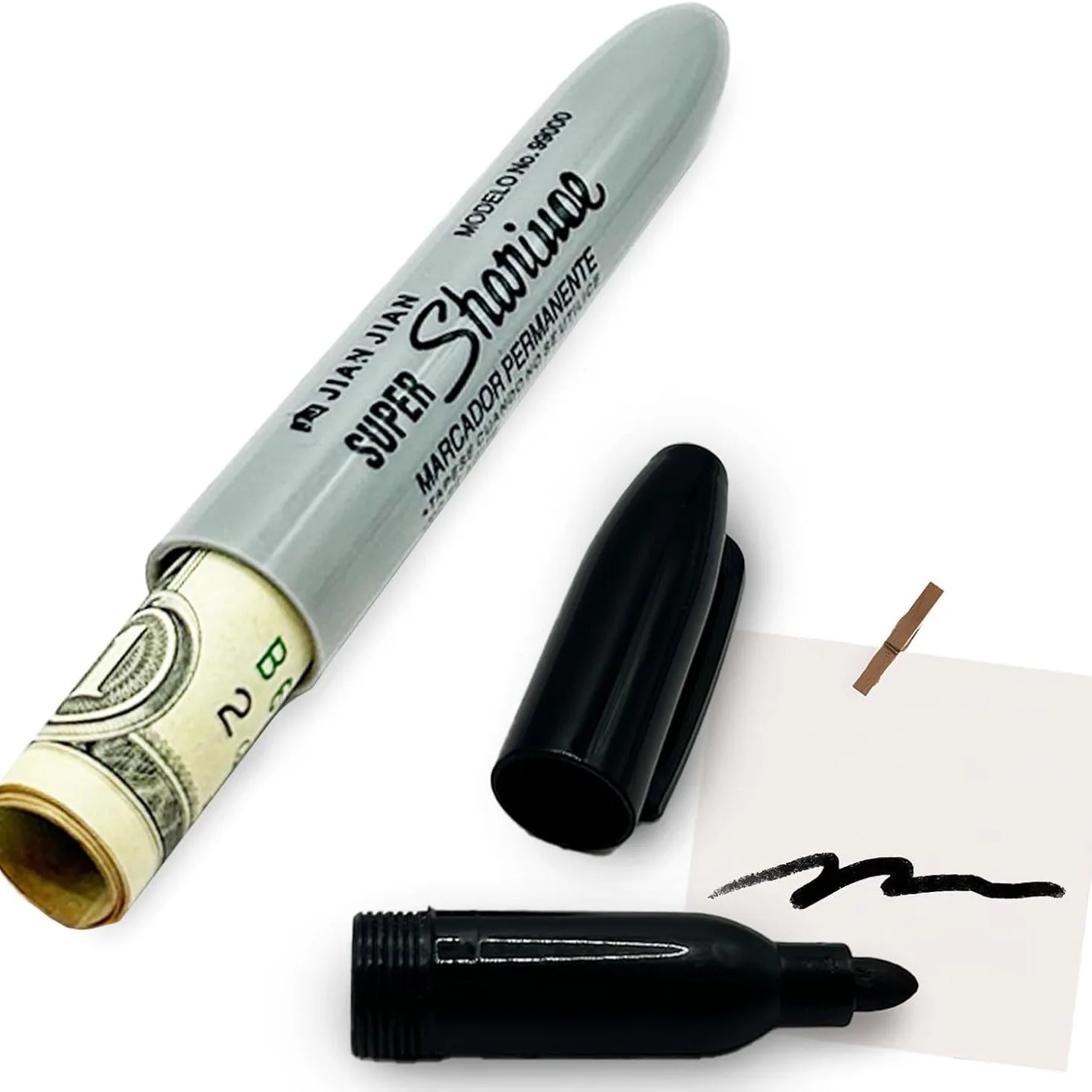Home Security Safe - Creative Fake Black Marker Pen Hidden