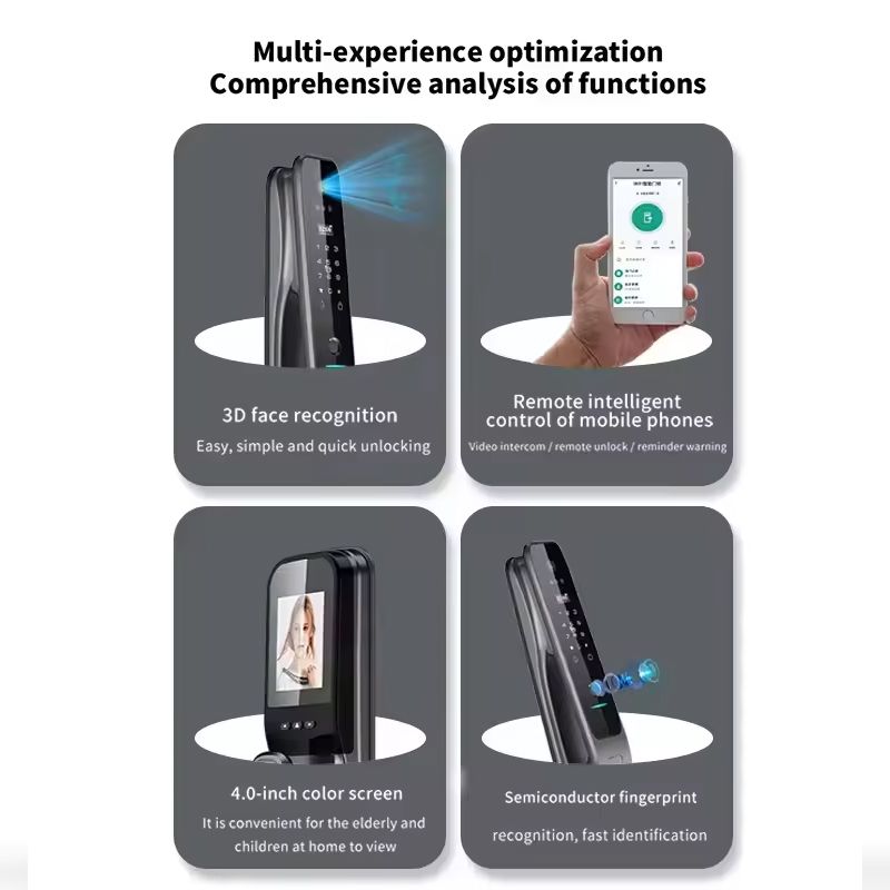 HX5 Smart Door Lock 3D Face Re - Home Security With Cameras recension och pris
