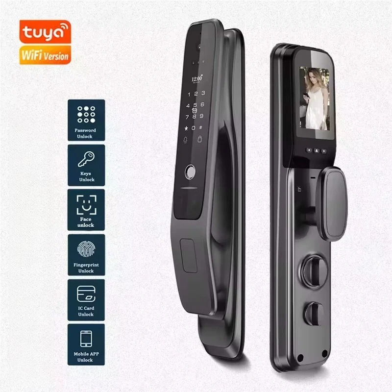 HX5 Smart Door Lock 3D Face Re - Home Security With Cameras recension och pris