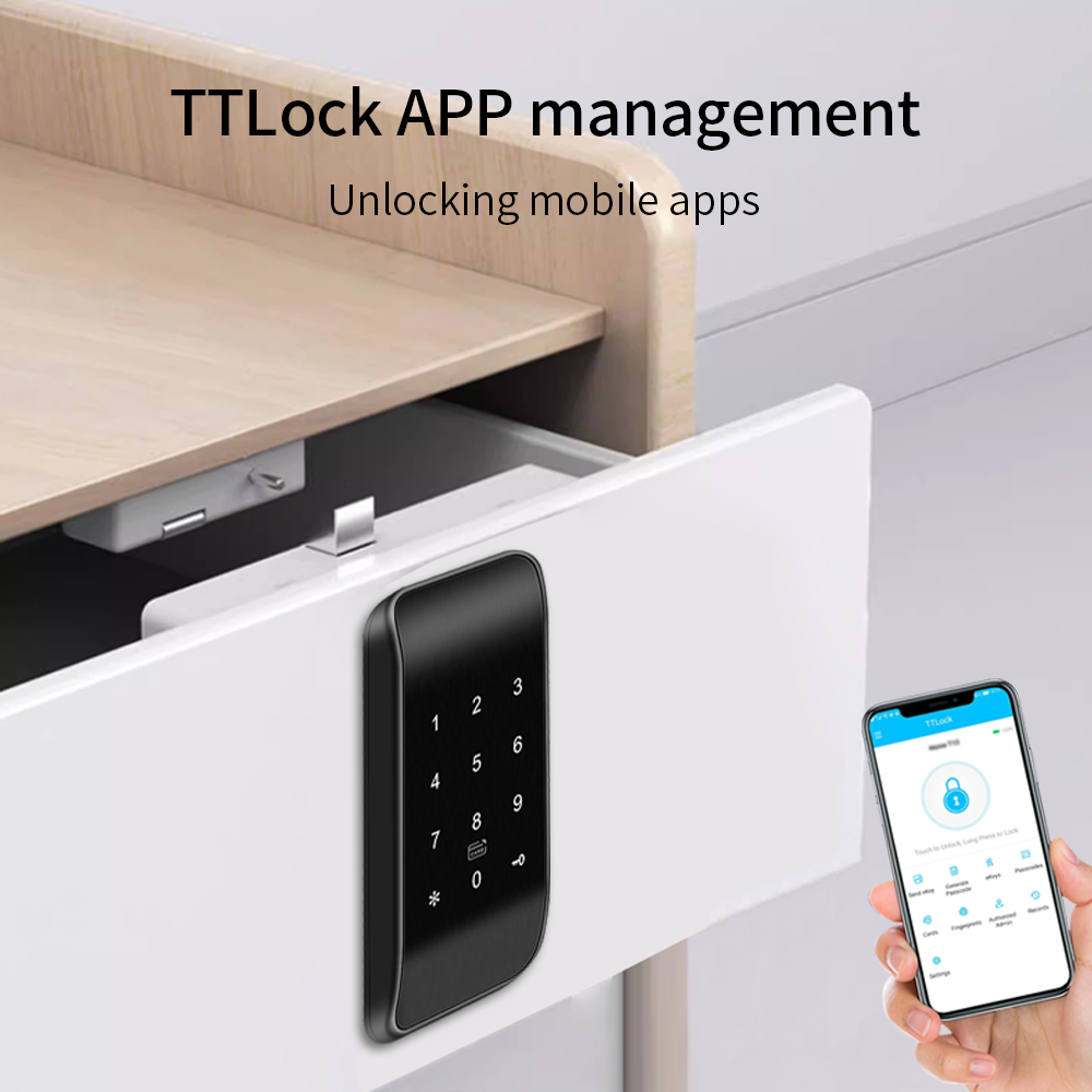 TTLOCK APP Smart Cabinet Lock  - Door Lock Smart Keypad recension och pris