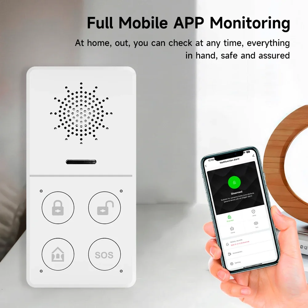 Tuya Wifi Smart Alarm System 4 - Home Security Adt recension och pris