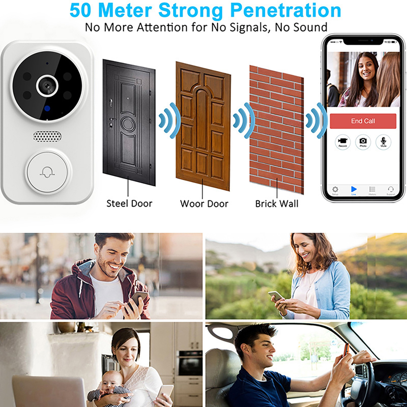 WiFi Smart Video Doorbell Came - Home Security Adt recension och pris