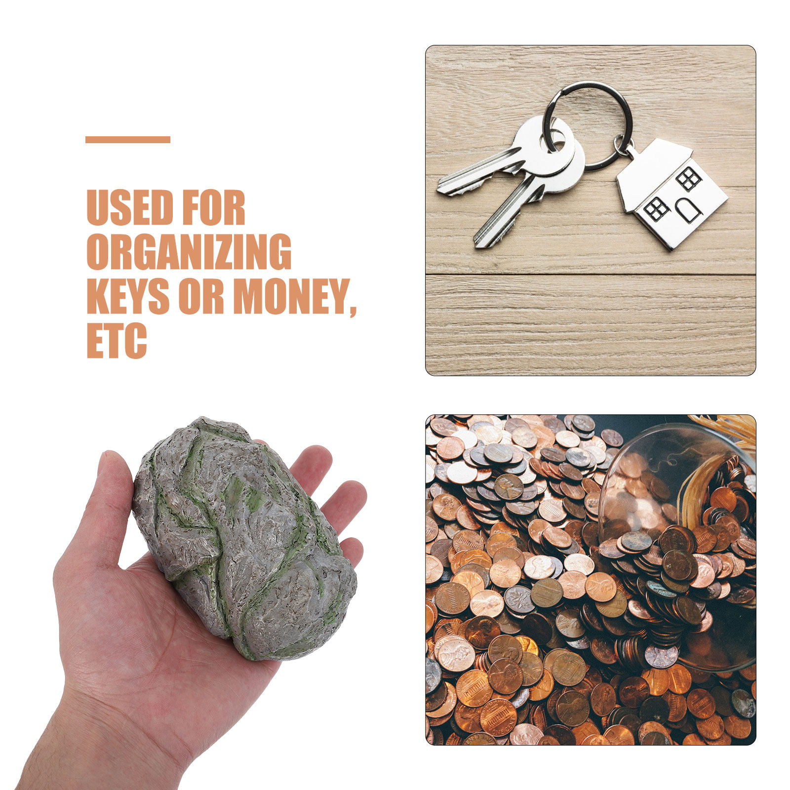 Outdoor Key Hider Box Simulate - Home Security Key Box recension och pris