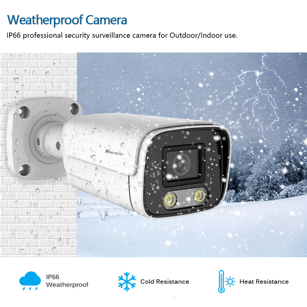 10CH 8MP HD Video Surveillance - Home Security Kit With Camera recension och pris