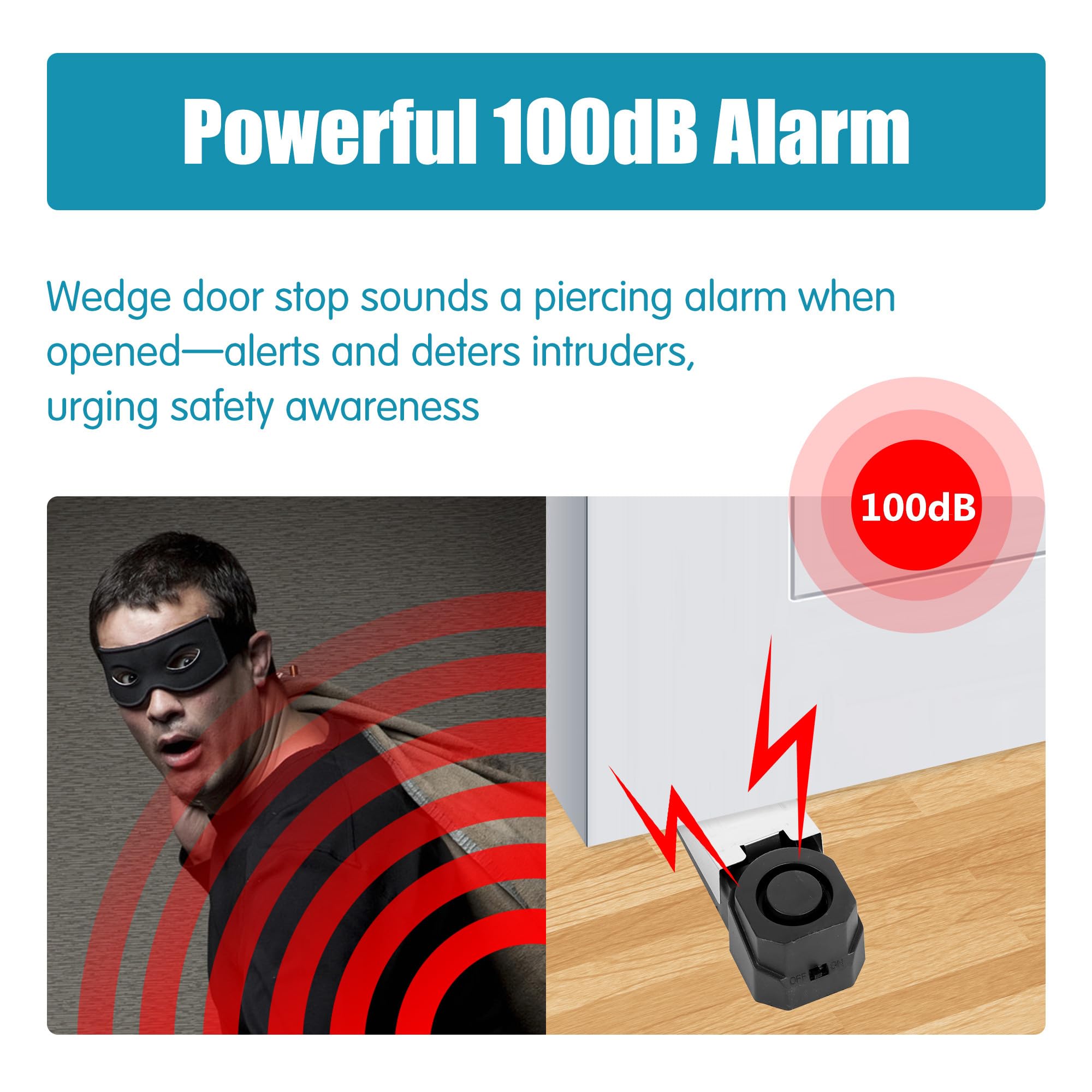 Wireless Door Stop Alarm Syste - Home Security Company recension och pris