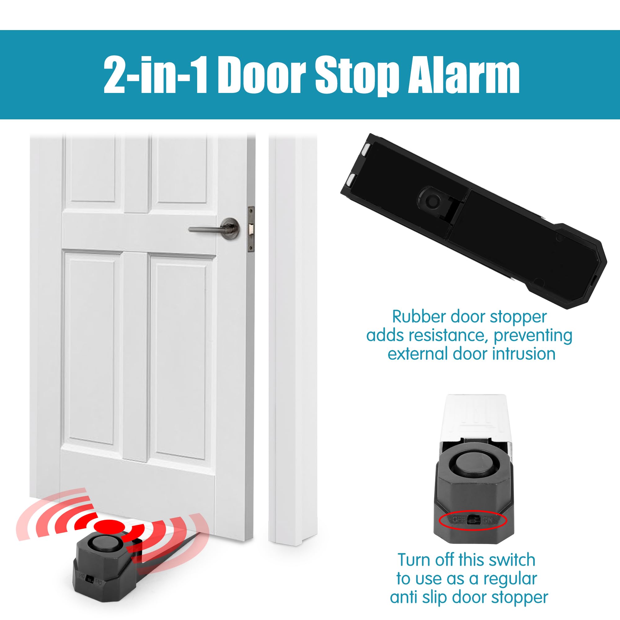 Wireless Door Stop Alarm Syste - Home Security Company recension och pris