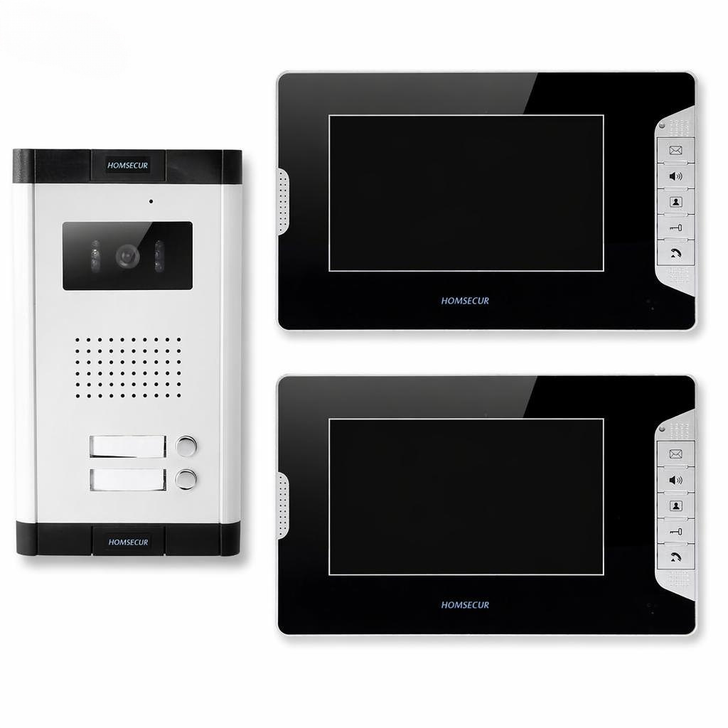 4 Wire 2 Family Video Door Pho - Home Security Kit With Camera recension och pris