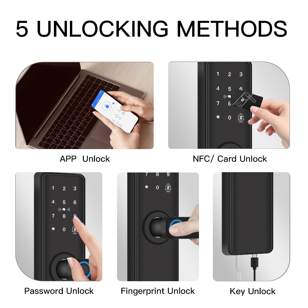 Smart Door Lock Bluetooth-comp - Door Lock Smart Keypad recension och pris