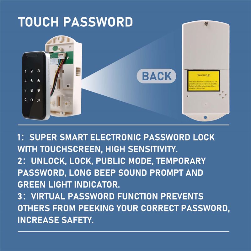 Electronic Smart Digital Elect - Door Lock Smart Keypad recension och pris