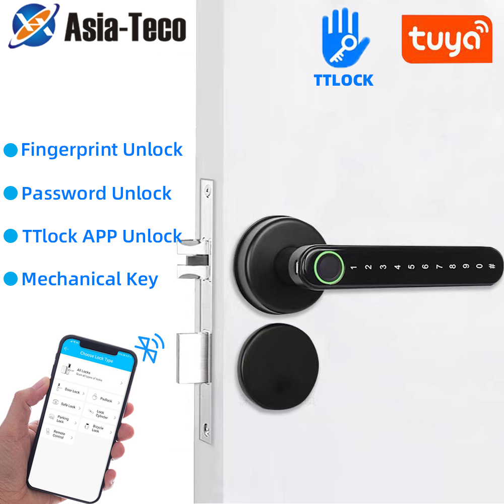 TTLock Smart Bluetooth Fingerp - Door Lock Smart Keypad recension och pris