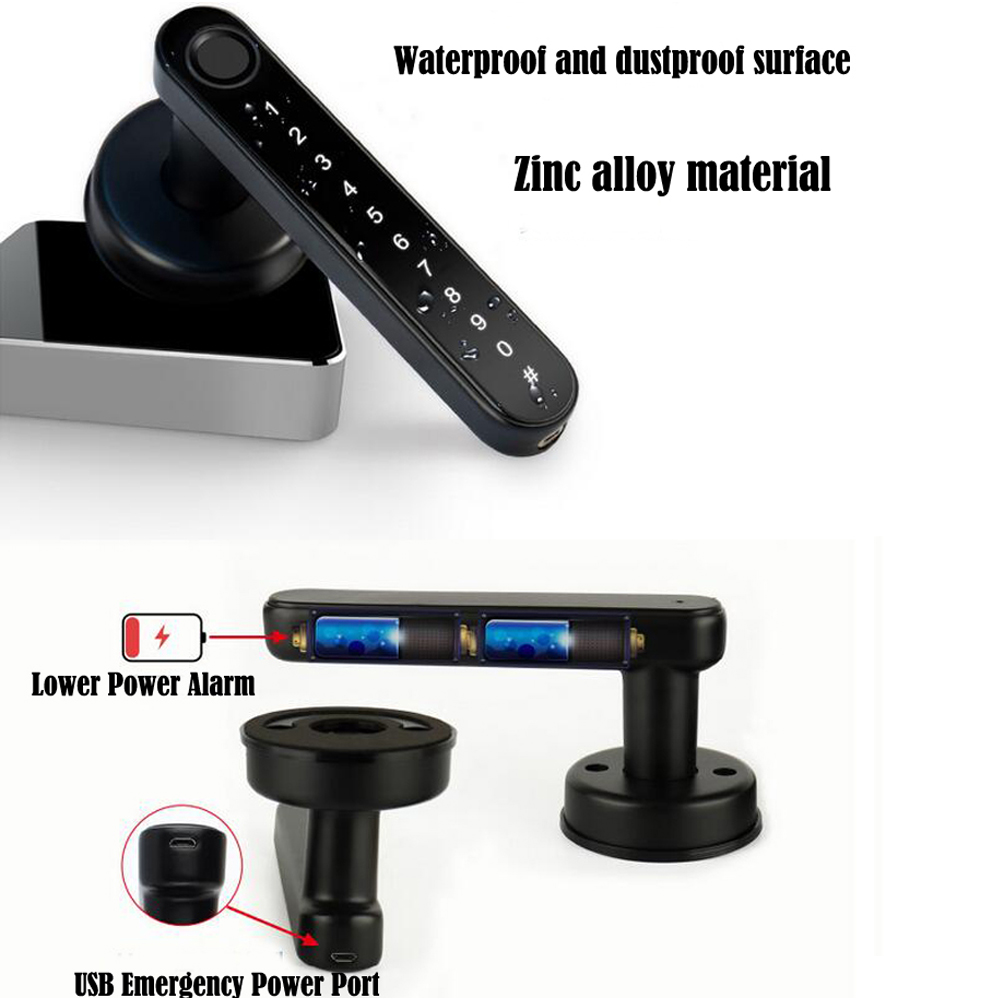 TTLock Smart Bluetooth Fingerp - Door Lock Smart Keypad recension och pris