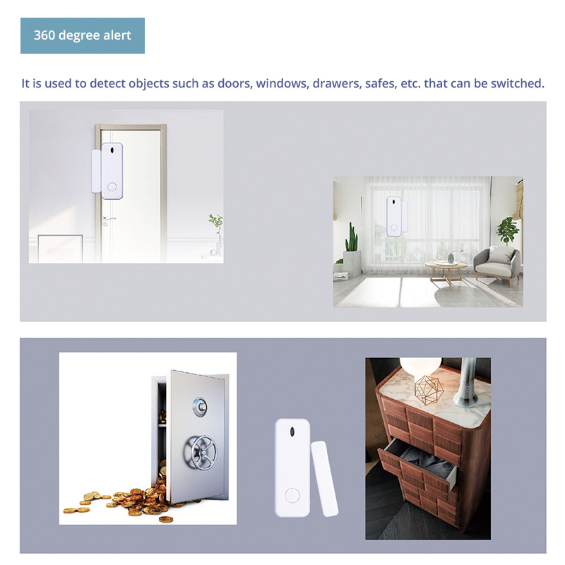 D10 Window Door Sensor Alarm 4 - Home Security Company recension och pris