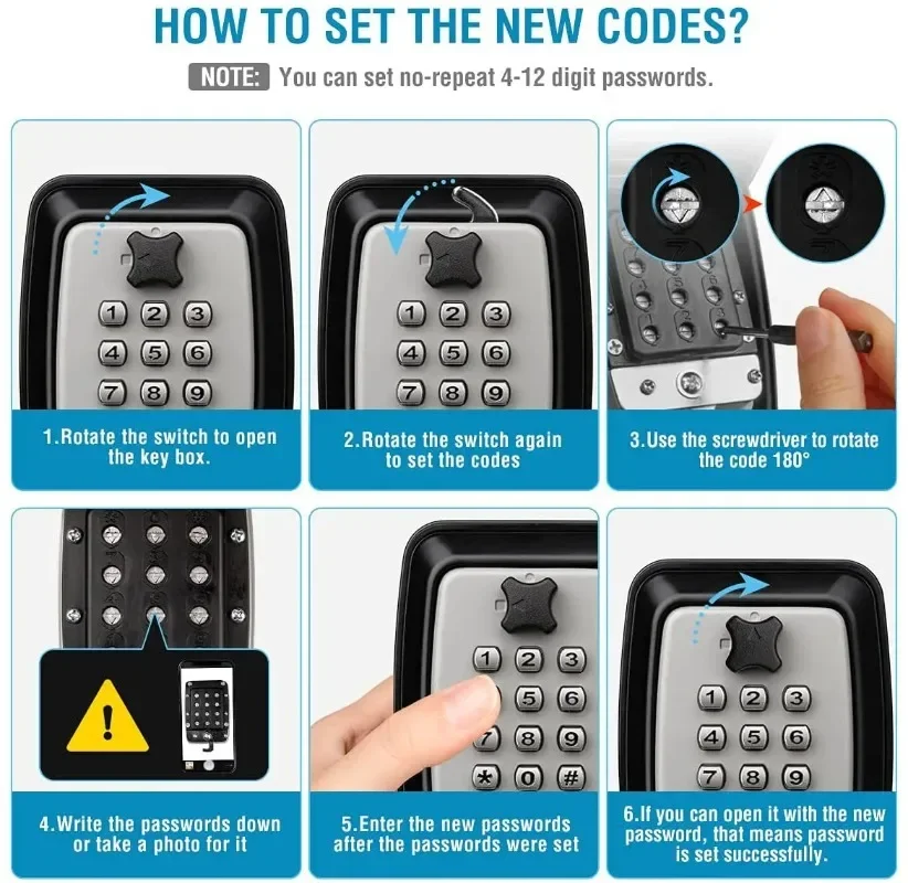 Password Key Lock Box Waterpro - Home Security Key Box recension och pris
