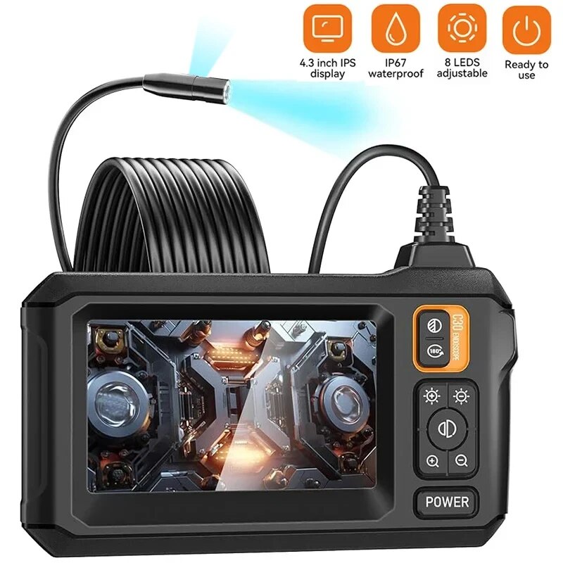Industrial Endoscope Camera 8m - Home Security With Cameras recension och pris