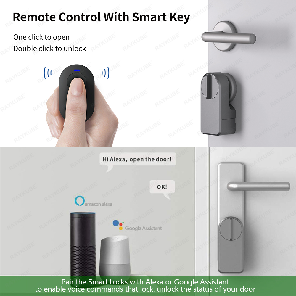 RAYKUBE A1 Pro Tuya BEL Smart  - Door Lock Smart Keypad recension och pris