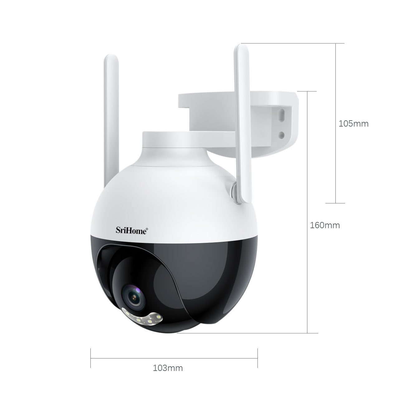 Srihome SH045 2MP 1080P Full C - Home Security Premium recension och pris