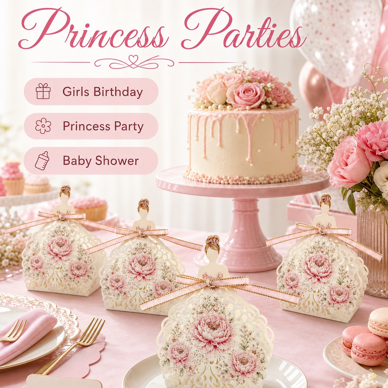 10 Sets DIY European Princess  - Home Security Laser recension och pris
