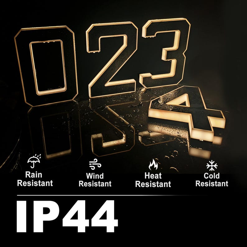 Solar LED House Number Sign Wa - Solar Security Light recension och pris