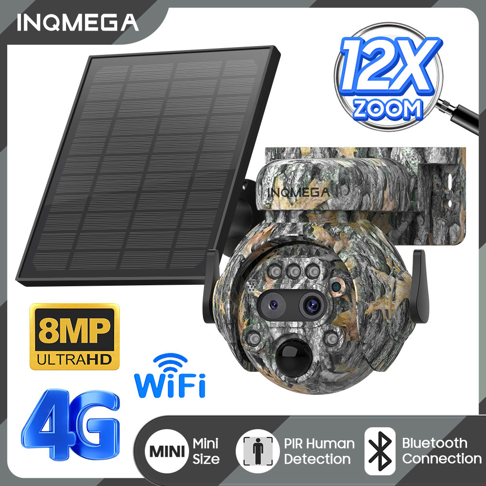 INQMEGA 8MP Solar Powered Came - Home Security Cameras Wireless recension och pris