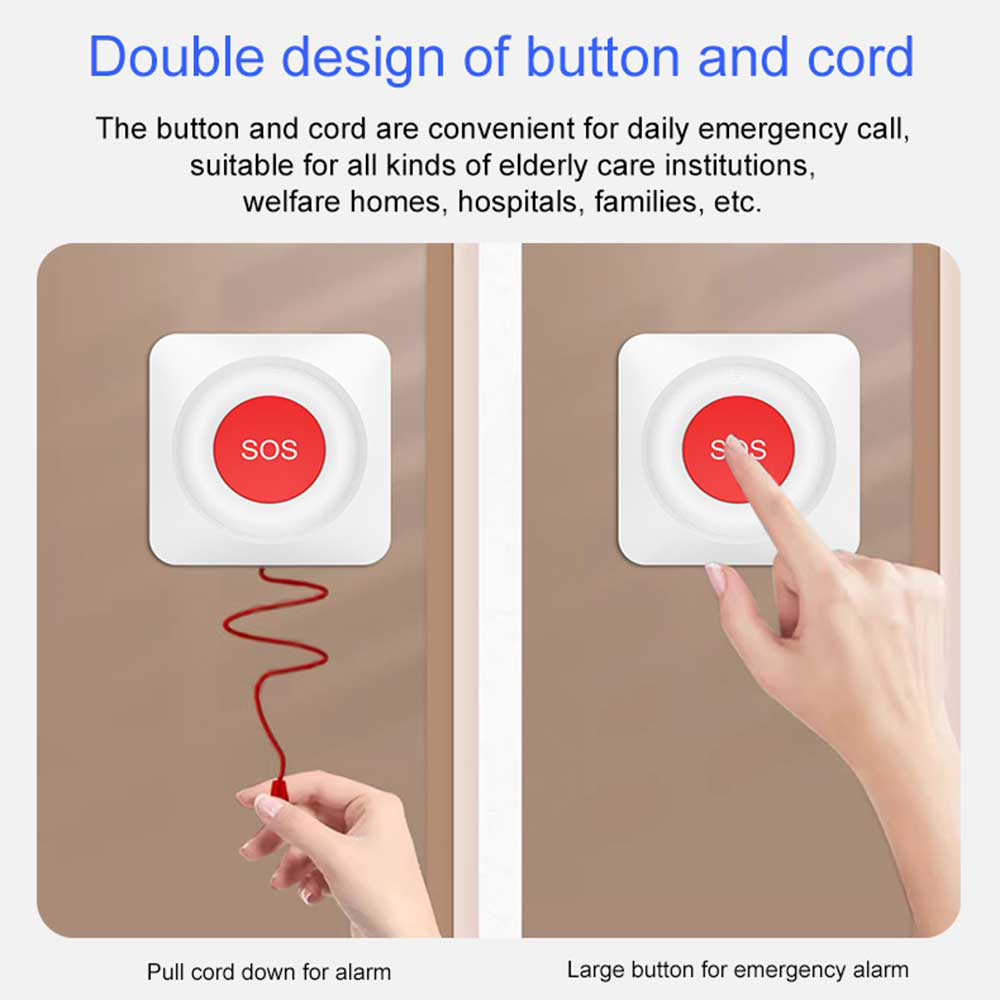 WIFI Zigbee Buttontons SOS Pus - Home Security Business recension och pris