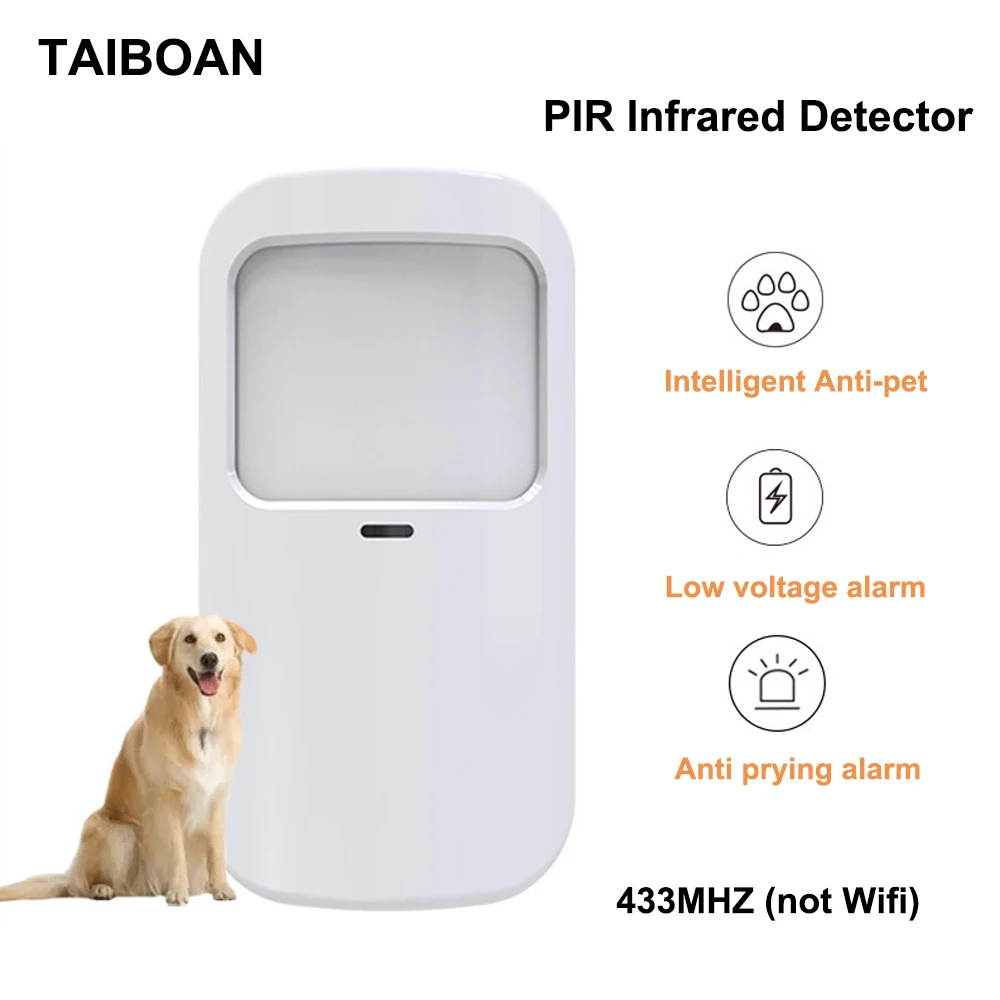 White Wireless 433MHz Infrared - Home Security Adt recension och pris