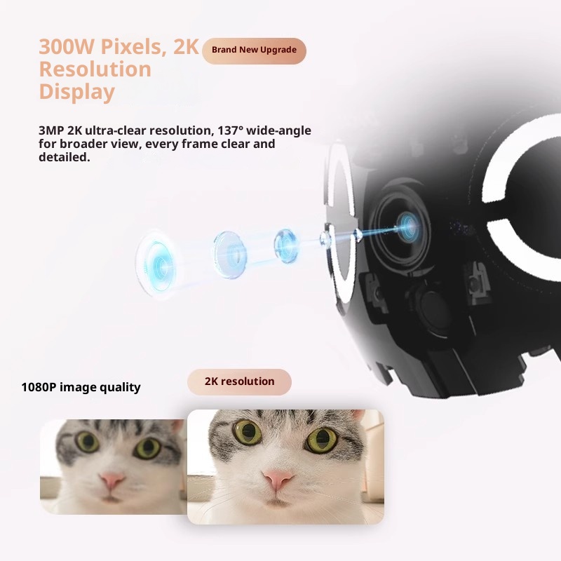 Enabot ROLA Mini Smart Robot I - Home Security Cameras Wireless recension och pris
