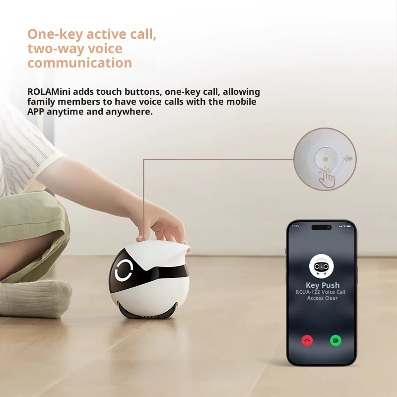 Enabot ROLA Mini Smart Robot I - Home Security Cameras Wireless recension och pris
