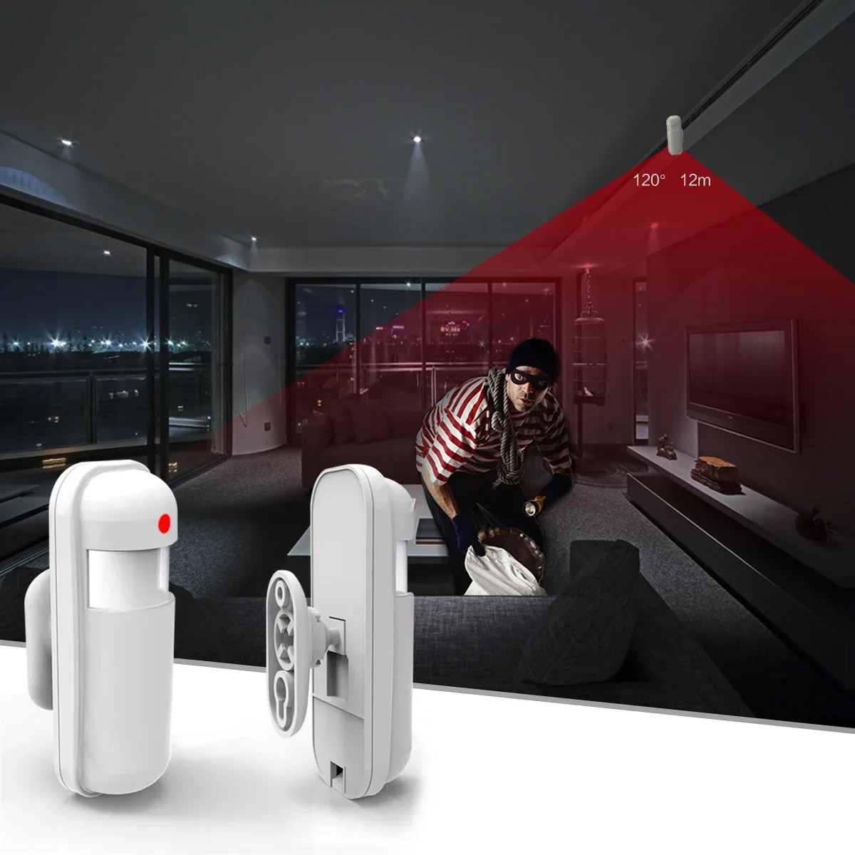 433MHz Motion Sensor Wireless  - Home Security Company recension och pris