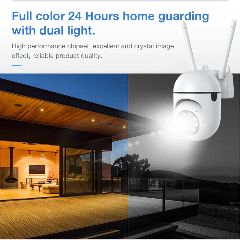 3MP WiFi Camera Home PTZ IP Ca - Home Security Premium recension och pris
