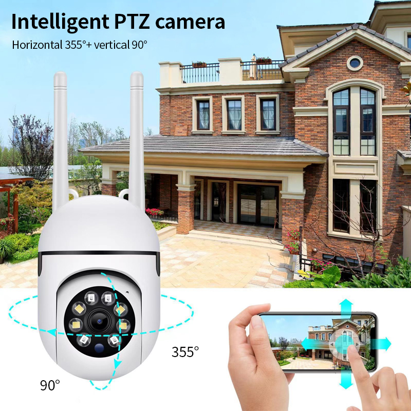 3MP WiFi Camera Home PTZ IP Ca - Home Security Premium recension och pris