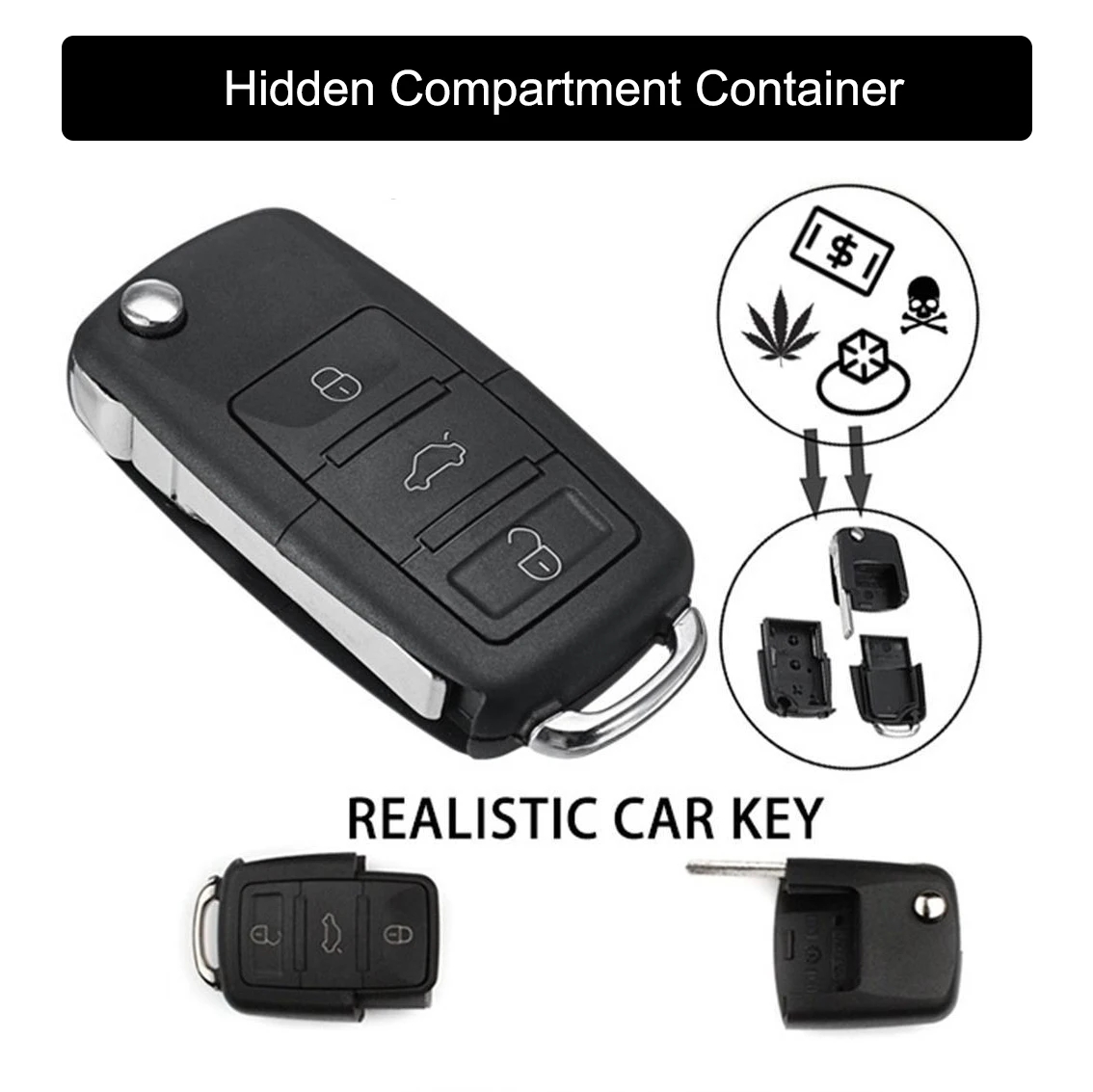 Creative Mini Dummy Car Key Hi - Home Security Safe recension och pris