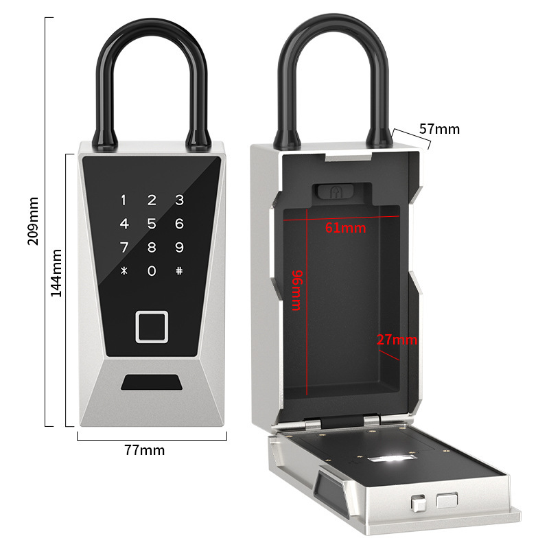 Smart Password Fingerprint IC  - Home Security Key Box recension och pris