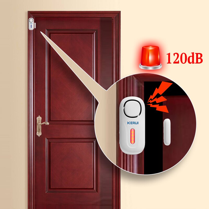 KERUI 120DB Wireless Door/Wind - Home Security Company recension och pris