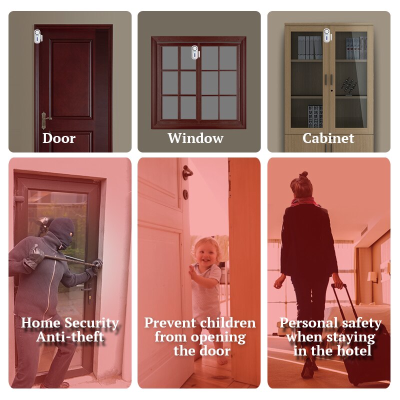 KERUI 120DB Wireless Door/Wind - Home Security Company recension och pris