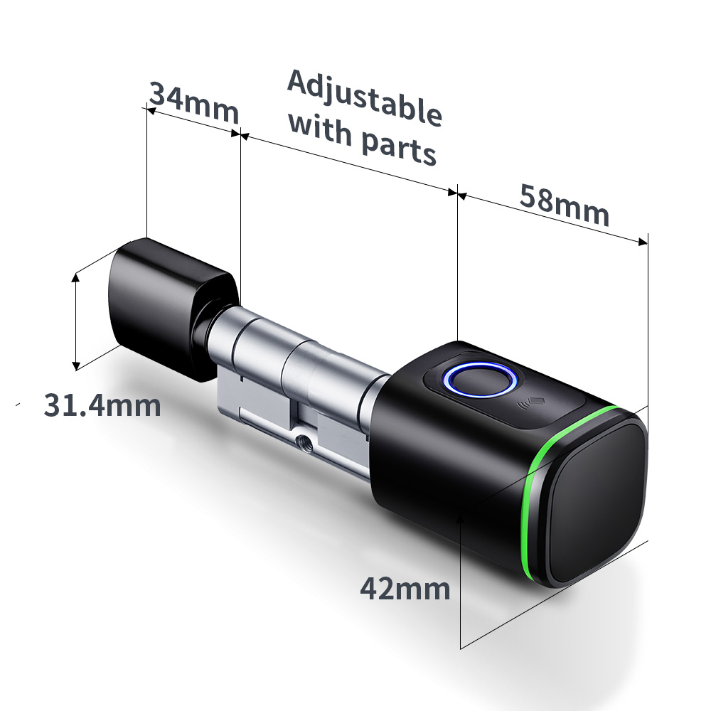 Smart Cylinder Lock Tuya 60-90 - Home Security Tips recension och pris