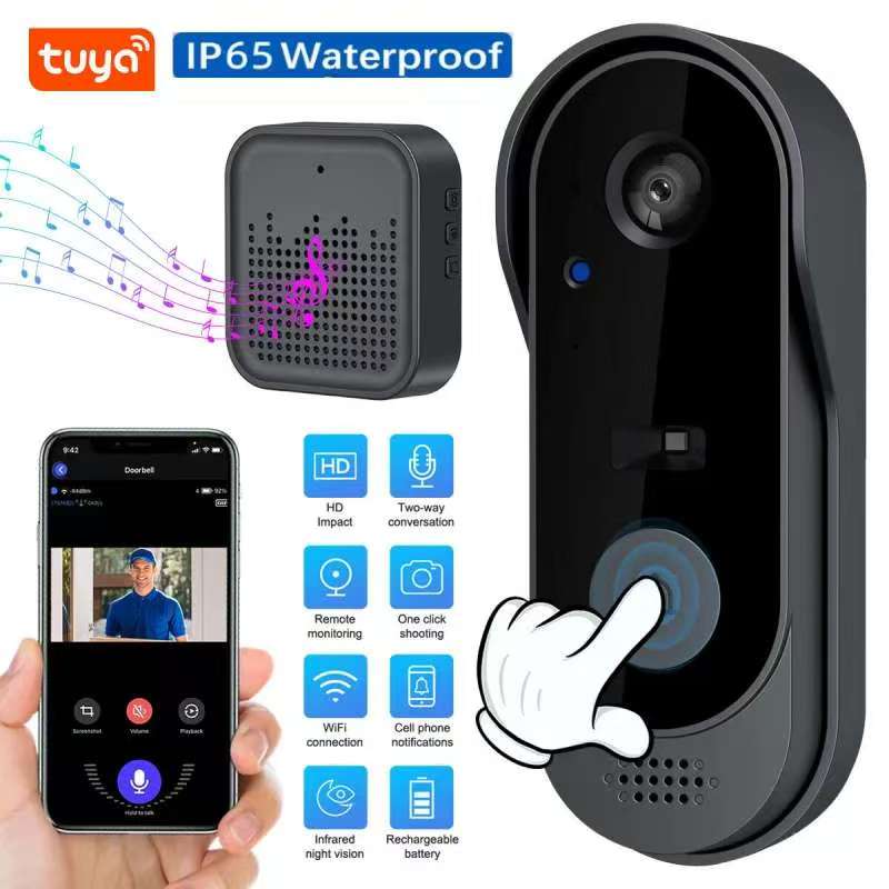 HD 1080P Smart Video Doorbell  - Home Security Doorbell Camera recension och pris
