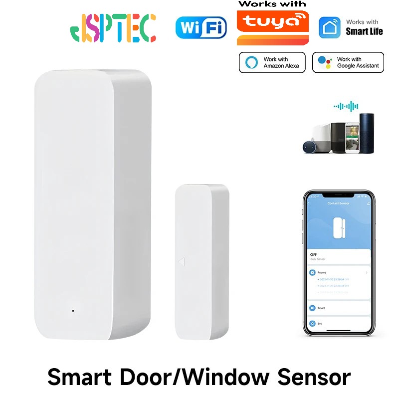 Tuya WiFi Smart Door Sensor Do - Home Security Company recension och pris