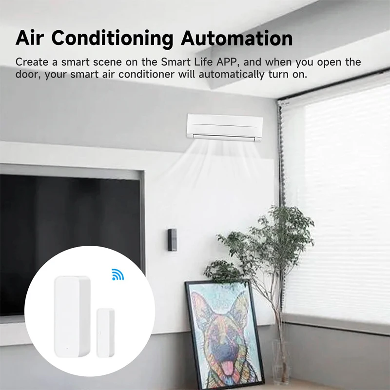 Tuya WiFi Smart Door Sensor Do - Home Security Company recension och pris