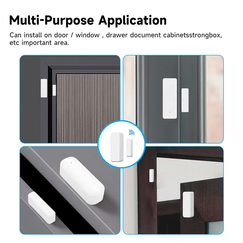 Tuya WiFi Smart Door Sensor Do - Home Security Company recension och pris