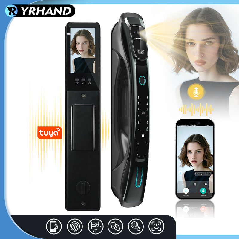 Smart Lock 3D Face Recognition - Door Lock Smart Keypad recension och pris