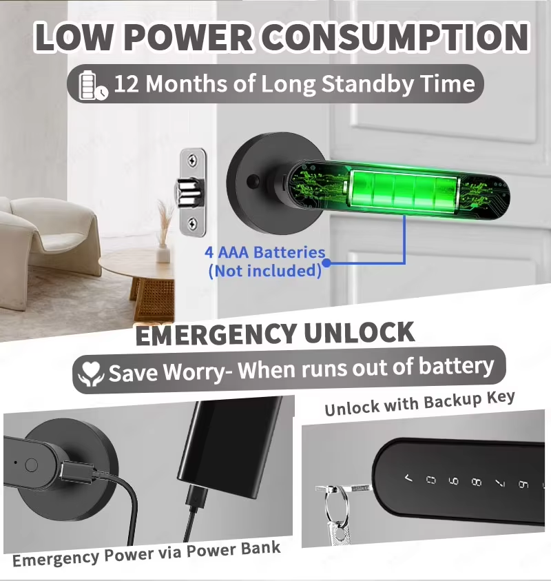 TTLock Smart Digital Door Lock - Home Security Tips recension och pris