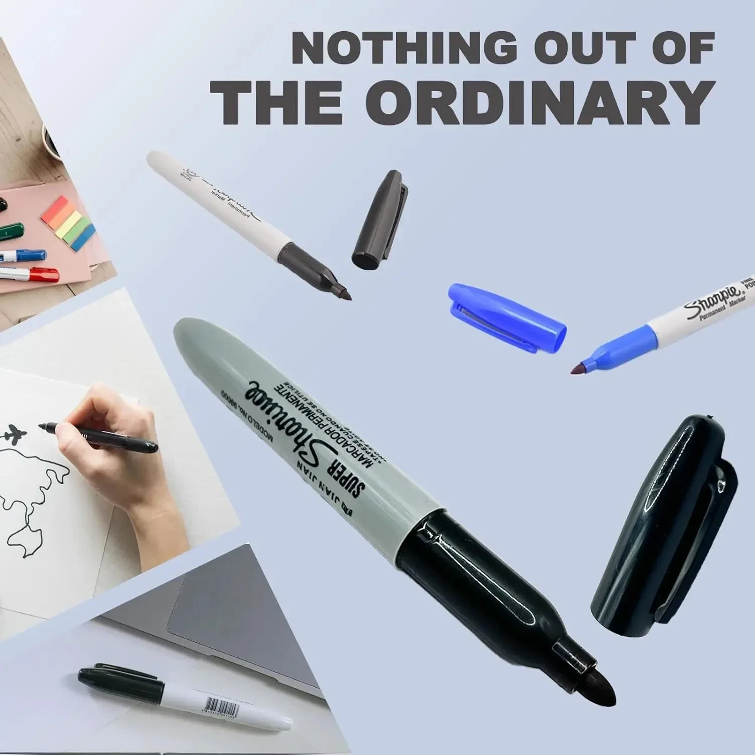 Creative Fake Black Marker Pen - Home Security Safe recension och pris