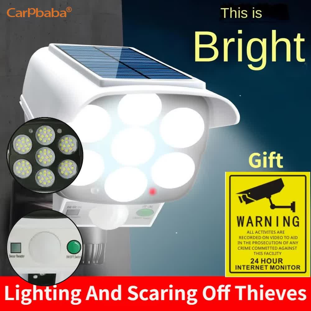 Outdoor Solar Light Motion Sen - Home Security Cameras Wireless recension och pris