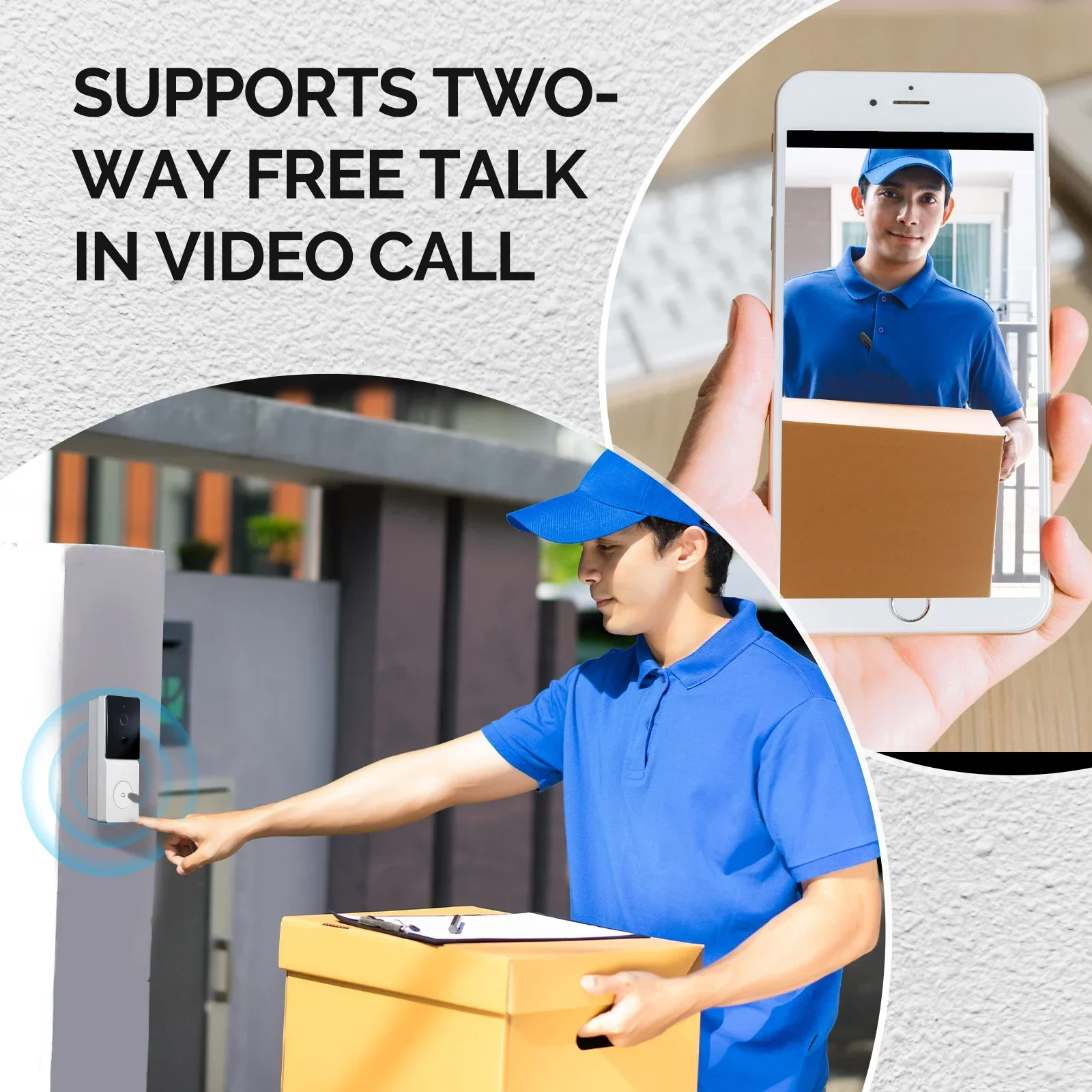 MOES Tuya Smart WiFi Video Doo - Home Security Doorbell Camera recension och pris